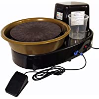 Airgoo AG-60 Disco de arcilla de cerámica máquina eléctrica azul cerámica lanzar trabajo Clay Shaping Tool con pedal